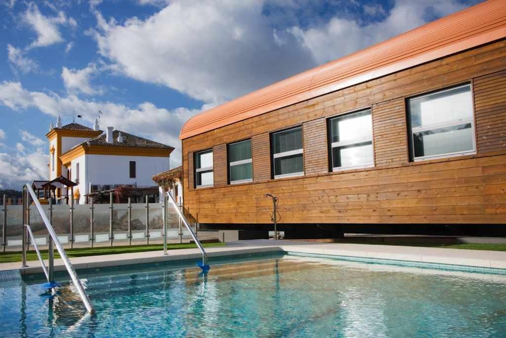 Casa Vagon Via Verde De La Sierra Ольвера Экстерьер фото