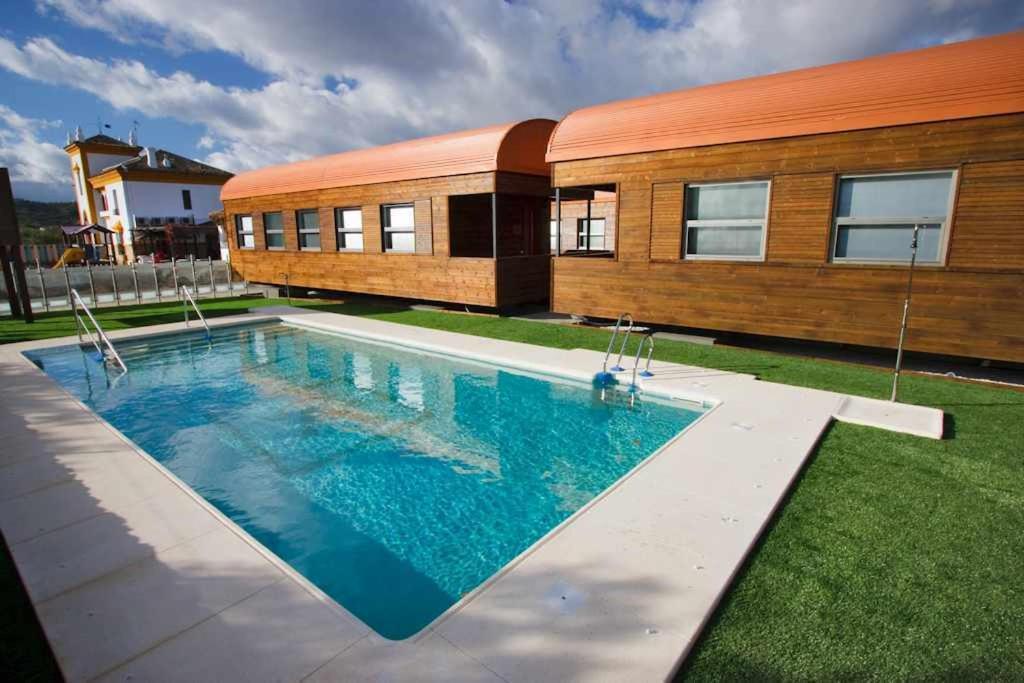 Casa Vagon Via Verde De La Sierra Ольвера Экстерьер фото